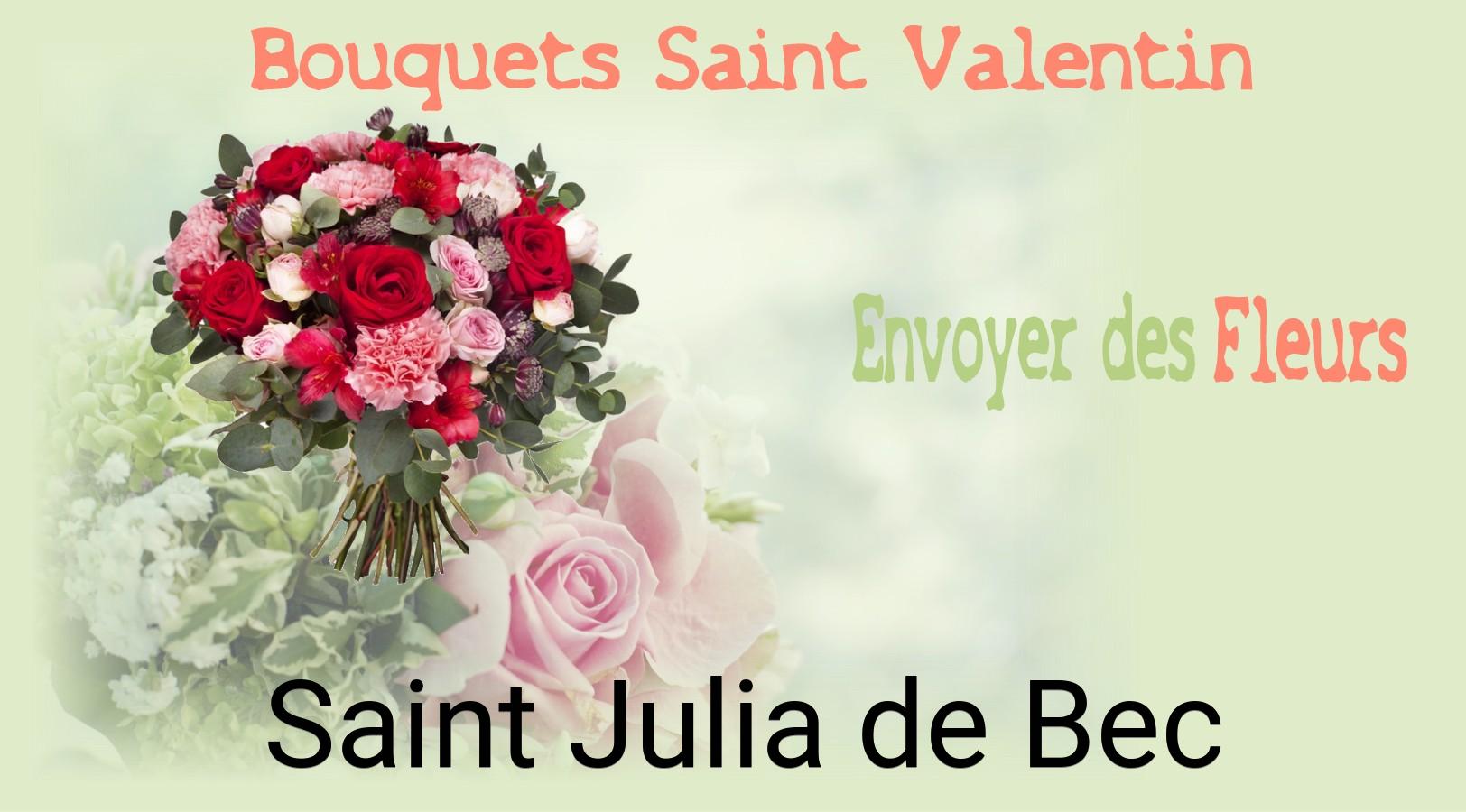 Roses de Saint-Valentin livrées à Saint-Julia-de-Bec